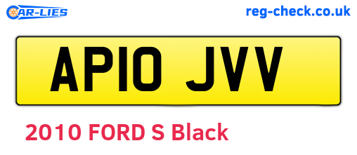 AP10JVV are the vehicle registration plates.