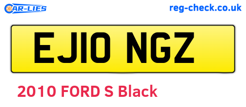 EJ10NGZ are the vehicle registration plates.