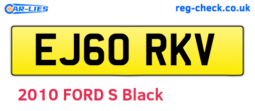 EJ60RKV are the vehicle registration plates.