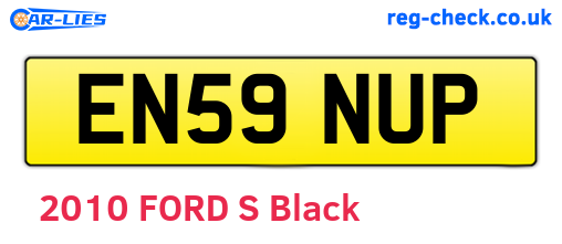 EN59NUP are the vehicle registration plates.