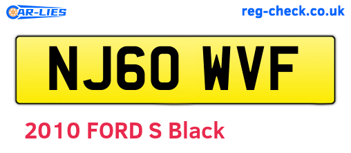 NJ60WVF are the vehicle registration plates.