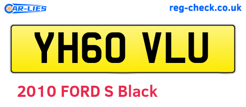 YH60VLU are the vehicle registration plates.