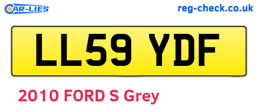 LL59YDF are the vehicle registration plates.