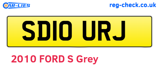 SD10URJ are the vehicle registration plates.