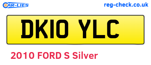 DK10YLC are the vehicle registration plates.