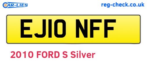 EJ10NFF are the vehicle registration plates.