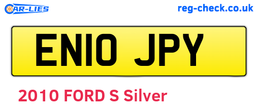 EN10JPY are the vehicle registration plates.