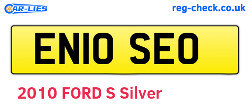 EN10SEO are the vehicle registration plates.