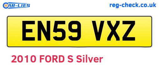 EN59VXZ are the vehicle registration plates.