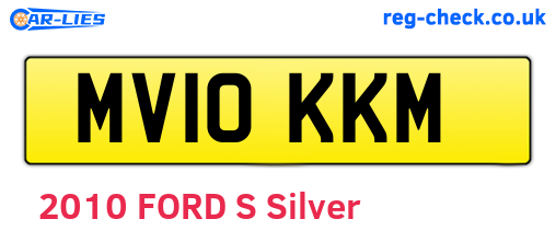 MV10KKM are the vehicle registration plates.