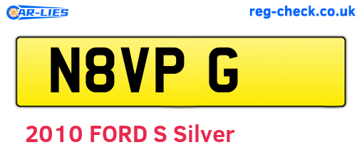 N8VPG are the vehicle registration plates.