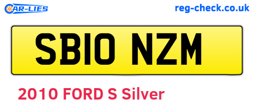 SB10NZM are the vehicle registration plates.