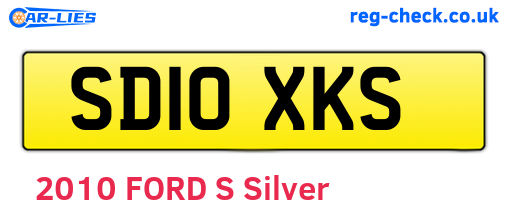 SD10XKS are the vehicle registration plates.