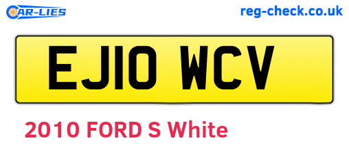 EJ10WCV are the vehicle registration plates.