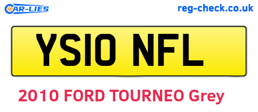 YS10NFL are the vehicle registration plates.