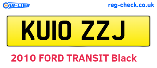 KU10ZZJ are the vehicle registration plates.