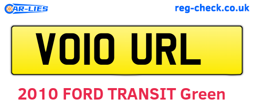 VO10URL are the vehicle registration plates.