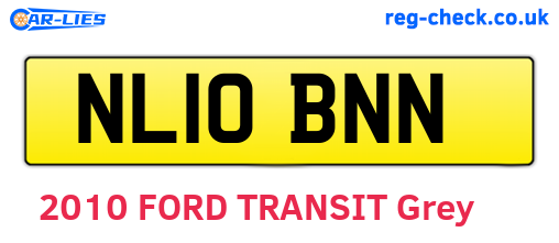 NL10BNN are the vehicle registration plates.
