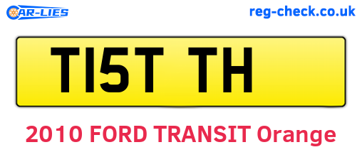 T15TTH are the vehicle registration plates.