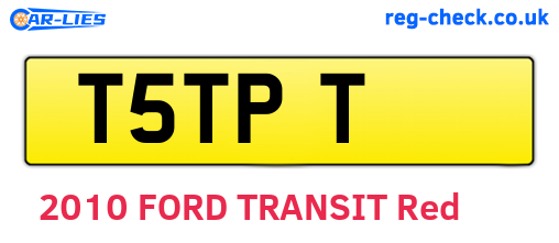 T5TPT are the vehicle registration plates.