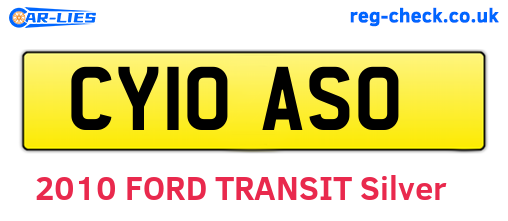 CY10ASO are the vehicle registration plates.
