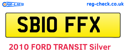 SB10FFX are the vehicle registration plates.