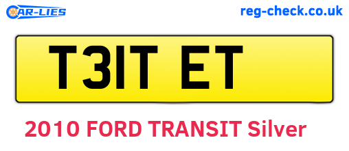 T31TET are the vehicle registration plates.
