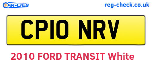 CP10NRV are the vehicle registration plates.