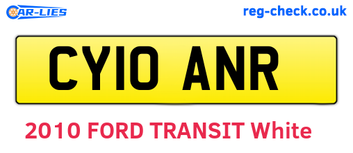CY10ANR are the vehicle registration plates.