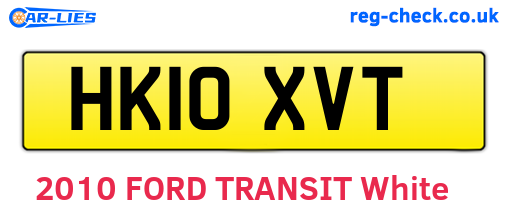 HK10XVT are the vehicle registration plates.