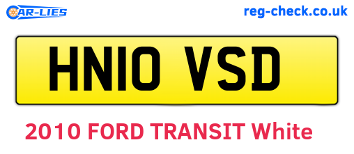 HN10VSD are the vehicle registration plates.