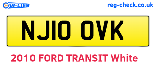 NJ10OVK are the vehicle registration plates.