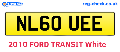 NL60UEE are the vehicle registration plates.