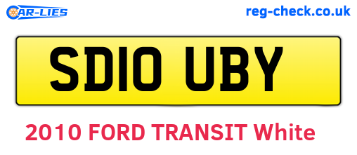 SD10UBY are the vehicle registration plates.