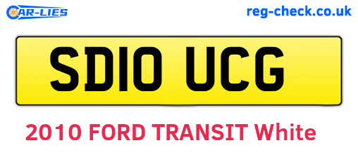 SD10UCG are the vehicle registration plates.