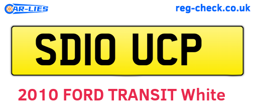 SD10UCP are the vehicle registration plates.