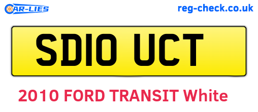 SD10UCT are the vehicle registration plates.