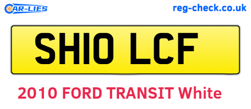 SH10LCF are the vehicle registration plates.