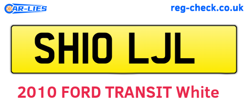 SH10LJL are the vehicle registration plates.