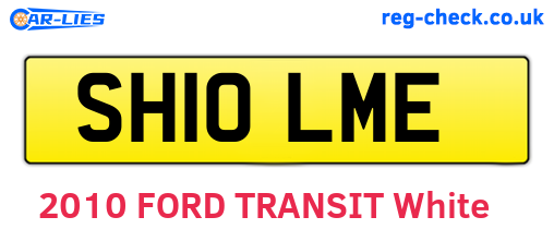 SH10LME are the vehicle registration plates.