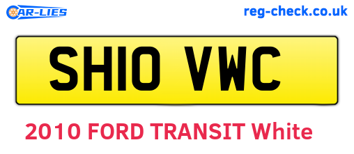SH10VWC are the vehicle registration plates.