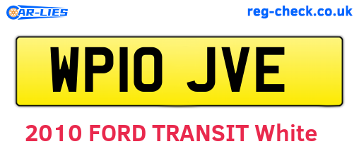 WP10JVE are the vehicle registration plates.