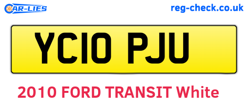 YC10PJU are the vehicle registration plates.