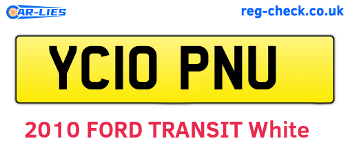 YC10PNU are the vehicle registration plates.