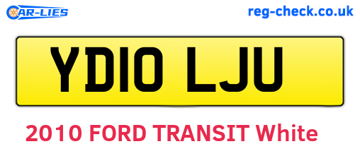 YD10LJU are the vehicle registration plates.