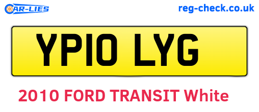 YP10LYG are the vehicle registration plates.