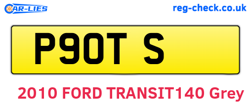 P9OTS are the vehicle registration plates.
