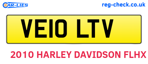 VE10LTV are the vehicle registration plates.