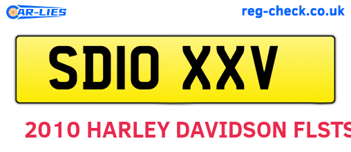SD10XXV are the vehicle registration plates.