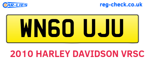 WN60UJU are the vehicle registration plates.